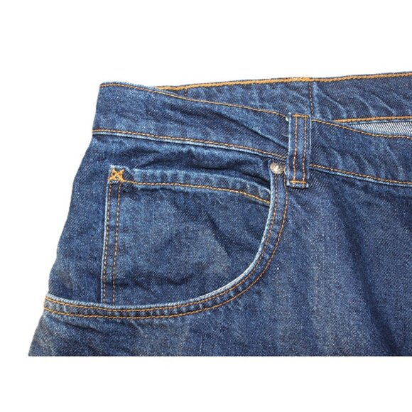 ASOS DESIGN Curve Wide Leg High-Rise Jeans in Dark Wash (16/18) - Picture 3 of 9